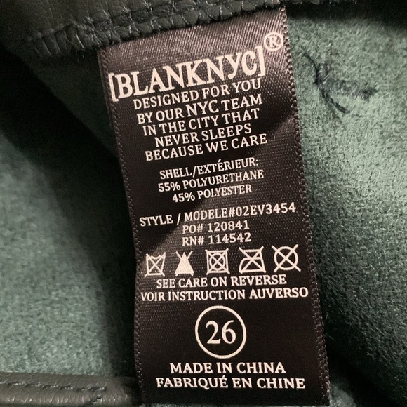 [BLANKNYC] Baxter Vegan Leather Cargo Pants - Picture 5 of 12